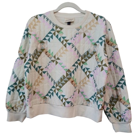 Universal Thread Tops Universal Thread Womens Xl Quilted Patchwork